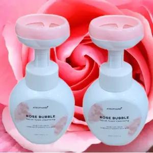고효율 1+1 거품타입 로즈버블 폼클렌징 250ml 약산성져 크린싱 저자극 순한 클린 딥징 세안제 클렌저