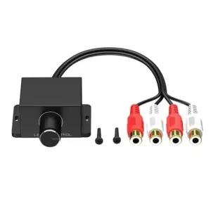 카오디오 컨트롤러 앰프 베이스 저음 레벨 조절 RCATS케이블 TRS 55잭 기타 스피커 앰프선 연결 XLR 캐논