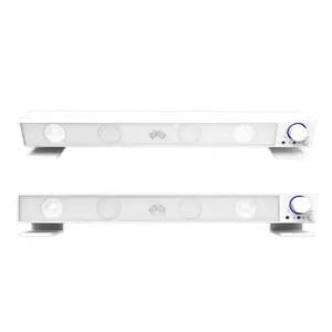 MAXTILL SB-200 USB 전원 사운드바 스피커 화이트컴퓨터 PC 사운드