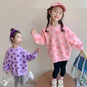 하트키치 여아동 긴팔 맨투맨 205609상하복 키즈상 세트 귀운 트레이닝 츄리닝 상선물 상하