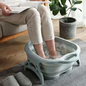 가정용 발지압 마사지 족욕기 탕기 접이식 각탕기 욕바구니 맛사지 바스켓 욕바스켓 욕용품 대형 탕바구니