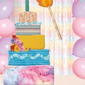 생일 현수막 케이크파티벽장식 포스터 천포스터 배너 용품 가랜드 어린이집 생파