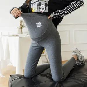 임부레깅스 임산부 산모 만삭 레깅스 사계절 신축성좋은 여성 사이즈조절 패션