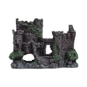 성벽 수조장식 (레드) JT39어항 관상어용품 꾸미기 수조인테리어 수족관품 수조 은신처