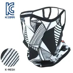 (MASK SR1-PYRAMID)피라미드 K-매쉬 마스크스포츠 넥워머 자전거 목마스크 야외용 자전거용 라이딩용 다용