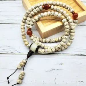 불교 용품 염주 액세서리 백팔 팔찌 성월 고급 나무 단주 108배 보리수 108