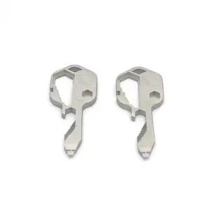 아웃도어 캠핑 미니 다기능 멀티 열쇠 키 드라이버 1P수공구 휴대용 세트 비트 용공구