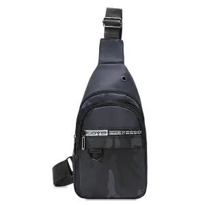 블루- 전면 D링 슬링백 외출 보조 가방 어깨 학생바디 크로스 대백 남성 소지품 여행용 용백 스포츠 슬링