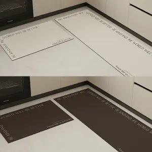 주방 욕실 규조토 발 매트 롱 숏 2종 세트판 부엌 싱크대 바닥 판매트
