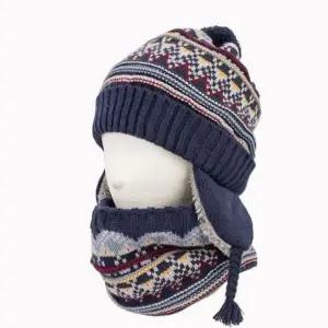 드로우 유아 벙거지 머플러 세트 방한 모자 목도리아이 넥워머 토시 워머 겨울 어린이집단체선물 구디백 유