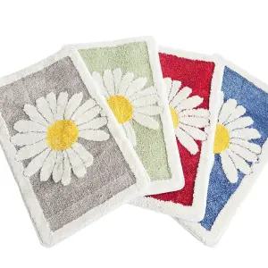 금전운꽃필무렵 사각 발매트 50x80 미끄럼방지 현관 주방 욕실플라워매트 인테리어 욕실판 방판 화장실