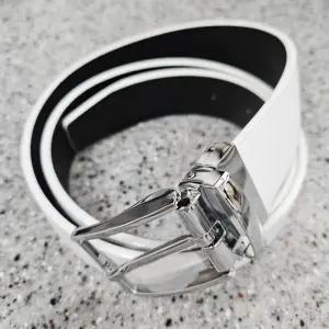 캐주얼 남성 양면 가죽벨트 빅사이드 화이트 48인치사이즈 패션잡화 밸트 케주얼