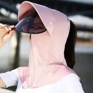 모자 테니-스 썬바이저 햇볕가리개 풀커버 여성용썬캡 남성여름 선썬 스포츠 햇빛 얼굴 등산 썬캡 선캡 자