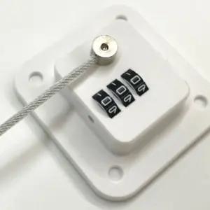 금고번호키 번호 냉장고자물쇠 시건장치 화이트방문용손잡이 생활용품 잠금이 끼임방지 서랍장잠금 유아 끼