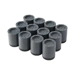 소음방지 세탁기 패드 (12p 3단) JT50냉장고발받침 조립형대 건조기수평조절 높이 미끄럼