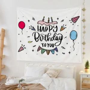 패브릭포스터 거실인테리어 벽 공간 가리개 커튼 포스터 가리게 바란스 생일파티 홈파티 가랜드 장식 소픔