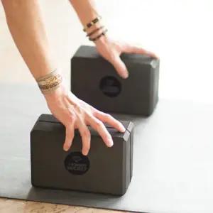 (더바디시크릿) 클래식 프로 요가블럭도구 액세서리 블록 홈트레이닝 장비 스트레칭 하드 운동기구 기구