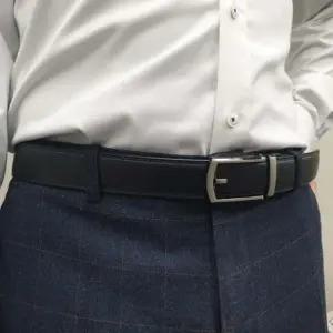 페이크 핀버클 가죽 자동벨트 블랙 남자벨트 요술벨트 자동벨트 남성허리띠 혁띠