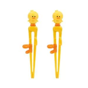 릴팡 유아 연습용 젓가락 오른손용 1단계 오리 X 2개