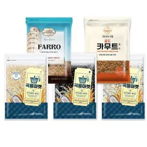 [곡물마켓] 국내산 귀리, 카무트 등 500g 5종 골라담기