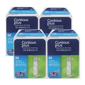 컨투어플러스 혈당시험지 4box 200매 (27년 2월)