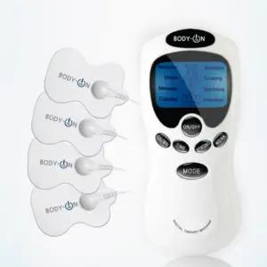 8모드 접착 패드 타이머 저주파 안마기 자극기 마사지기