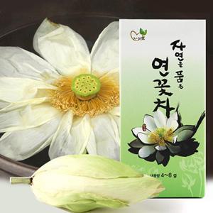 [국내산연꽃차6g]꽃피는 연꽃차/목련차/장미/국화차