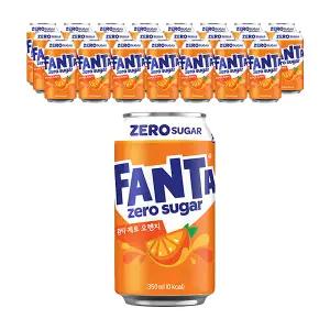환타 오렌지제로, 350ml, 24개