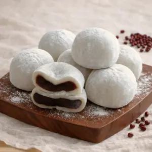 쫀득쫀득 굳지않는 한입찹쌀떡 40g / 왕찹쌀떡 백모찌 60g 아침간식