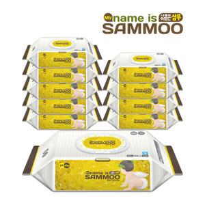 [삼무] 삼무물티슈 프리미엄 캡형 엠보싱74매 10팩