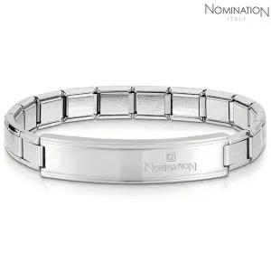 [노미네이션]팔찌 TRENDSETTER bracelets in stainless steel with diamonds 021107/005