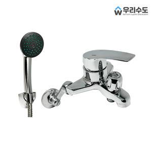 우리수도 MO 샤워 욕실 화장실 벽붙이 샤워욕조 샤워기 수도꼭지 샤워기수전