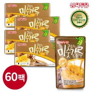 삼육 고소한 미숫가루 두유 190ml x 60팩