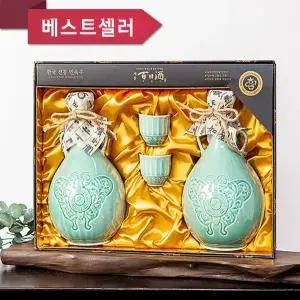 [남북정상회담 만찬주_대통령 설 선물] 이성우명인 계룡백일주600mlX2병(Alc.40%) -추석선물