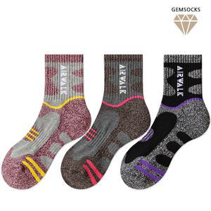 여성 스포티 등산 중목 양말 1족