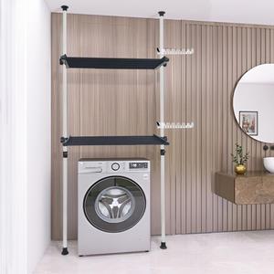 [가화행거]폭조절2단선반옷걸이팔행거(3LB2020A2)