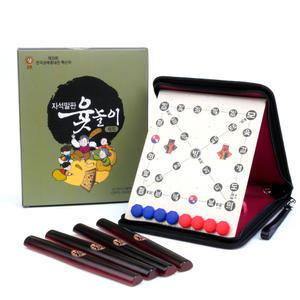 박달나무 원목 자석말판 윷놀이 세트 한국 보드게임