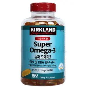커클랜드 슈퍼오메가3  RTG 1229mg x 180정 장용성 캡슐 코스트코
