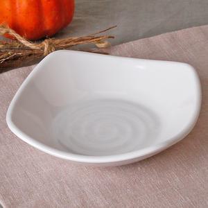 백지 멜라민 사각골찬기 4반 업소용 그릇 접시 식기 반찬 앞접시 쿠프