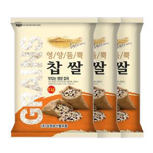 [삼원농산] 찹쌀 5kg 3개 ( 15kg )