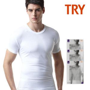 트라이런닝 남자 속옷 순면 메리야스 반팔런닝 셔츠 3매