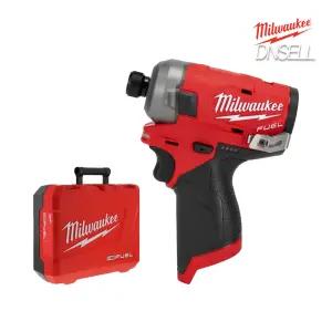 밀워키 M12 FQID-0C0 오일펄스 충전 임팩 전동드릴 드라이버 베어툴 공구 +드릴비트(랜덤)