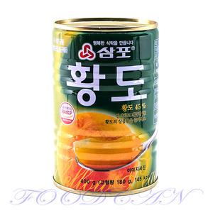 삼포 황도 슬라이스 400g 복숭아 통조림