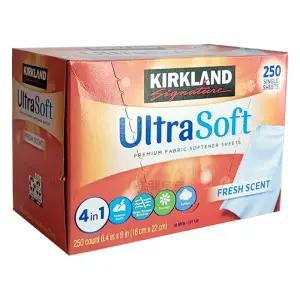 커클랜드 패브릭 소프트너 250매 드라이시트 건조기 섬유유연제 코스트코