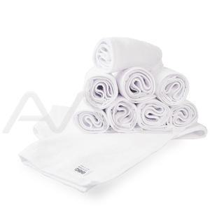 AWC 아미 소형타월 10매 화이트 온습포 피부실기시험재료 타올