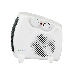 유니맥스 탁상용 미니 온풍기 UMH-202W 전기 온풍히터 발난로 가정용 사무실 난방기