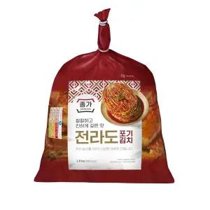 [종가](강남점) 종가 전라도 포기김치 2.8kg(비닐) 1개