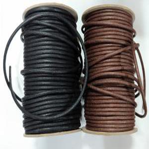 4mm 오시도리 면끈 왁스끈 2가지 색상 1롤 50야드