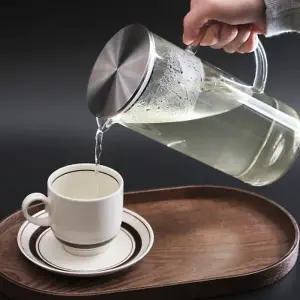 [텐바이텐]내열 유리 물병 저그 카페 업소용 1.3L