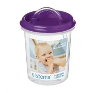 [텐바이텐][시스테마] 유아 빨대컵 250ml (퍼플) 아기물컵
